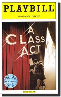 A Class Act Limited Edition Official Opening Night Playbill 